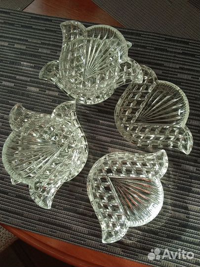 Розетки для варенья хрусталь