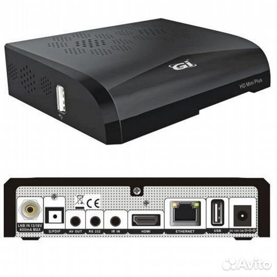 Спутниковый ресивер GI HD mini plus + USB WI-FI