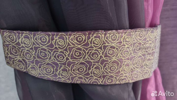 Комплект штор с прихватами