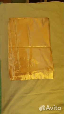 Ткань парча золотая