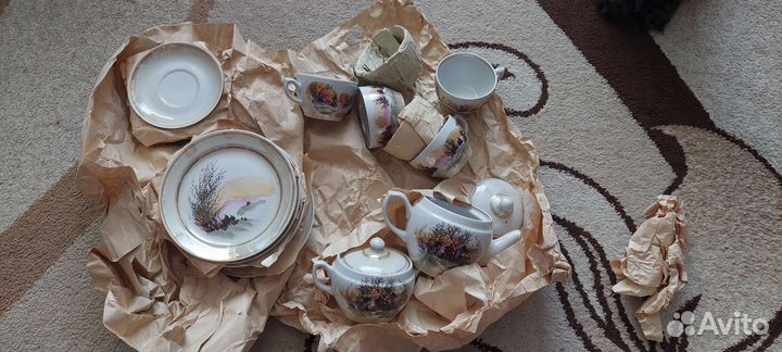 Набор столовой посуды советская СССР новый