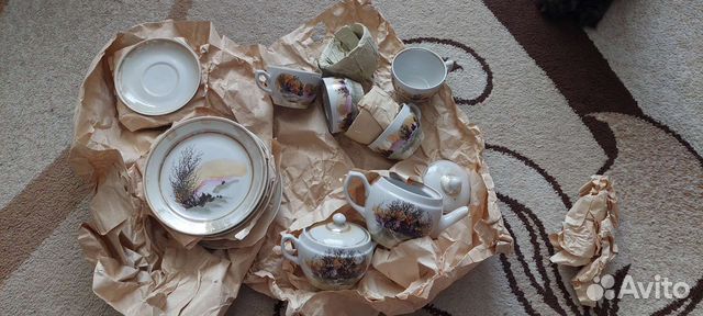 Набор столовой посуды советская СССР новый