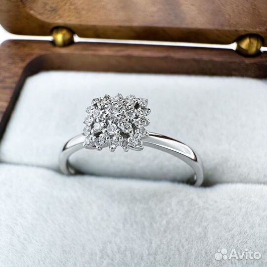 Кольцо с бриллиантами. Размер 17, №Z377458N1