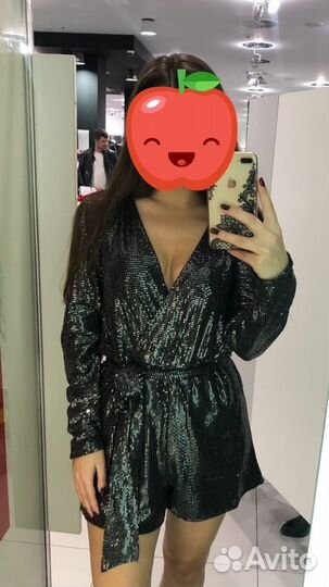 Комбинезон переливающийся металлик