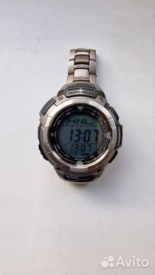 Часы Casio ProTrek PRG80 Титан браслет Солнечные