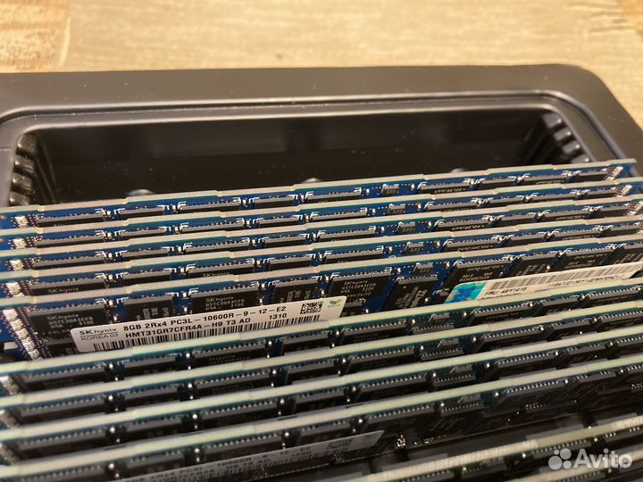 Память сервера 8Gb 37шт 296Gb PC3-10600R 2Rx4