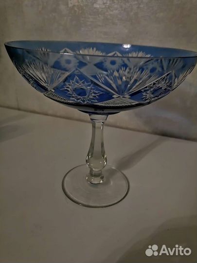 Хрусталь, стекло cobalt. Сталинский ампир