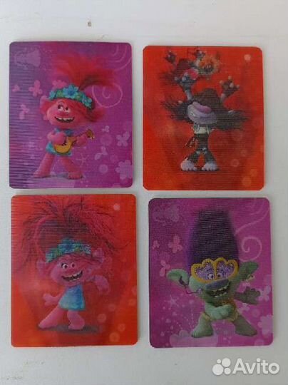 Карточки тролли Большие гастроли