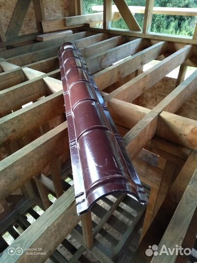 Конек для металлочерепицы