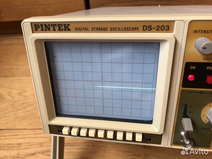 Осциллограф Pintek DS-203, винтаж ретро ЭЛТ