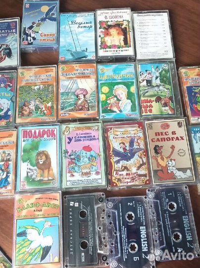 Аудиокассеты детские сказки,мультфильмы,Митяев,эра