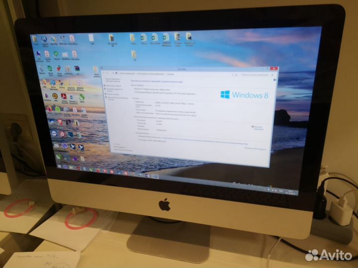 Apple iMac 21,5, ram 12 gb, i5, SSD120gb, HDD 1тб