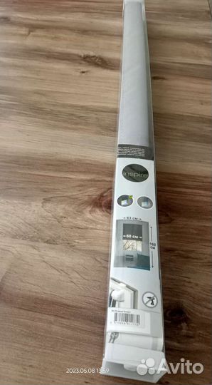 Рулонные шторы/жалюзи серые, блэкаут