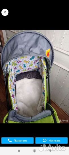 Детские санки коляска