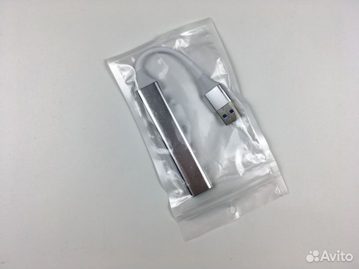 USB хаб 3.0 разветвитель 4 порта (новый)