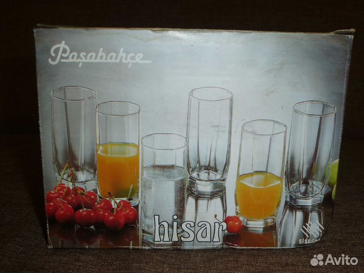 Стаканы высокие 6 шт