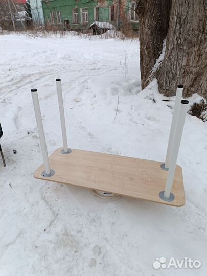 Стол трансформер +2стула