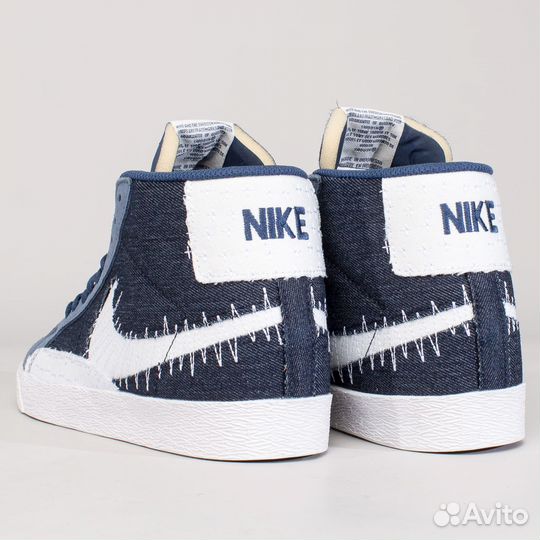 44 Кеды Nike SB Zoom Blazer Mid, Sashiko Mystic Na