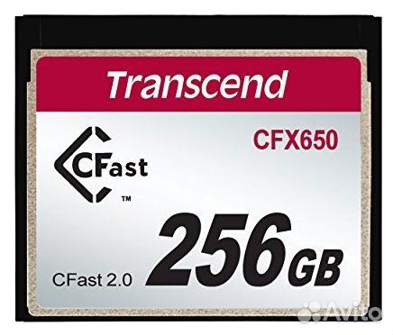 Карта памяти 256Gb CFast Transcend (TS256gcfx650)