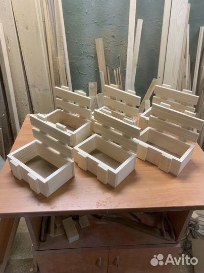 Ящик деревянный, бокс, кашпо