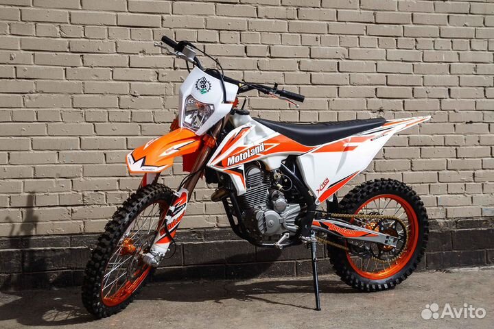 Мотоцикл Motoland SX250 черно-оранжевый