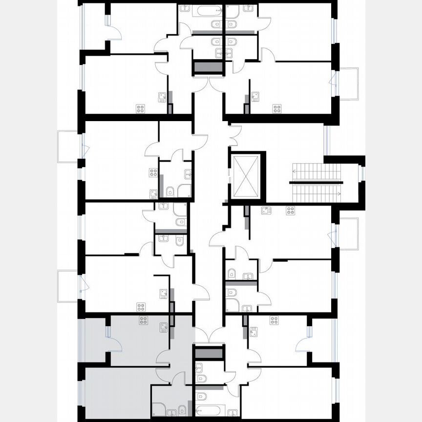 1-к. квартира, 34,3 м², 3/3 эт.