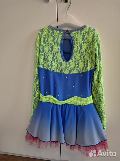 Платье 125-135 для выступления фк и танцы