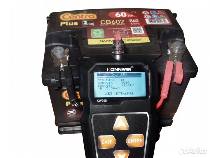 Тестер аккумуляторных батарей