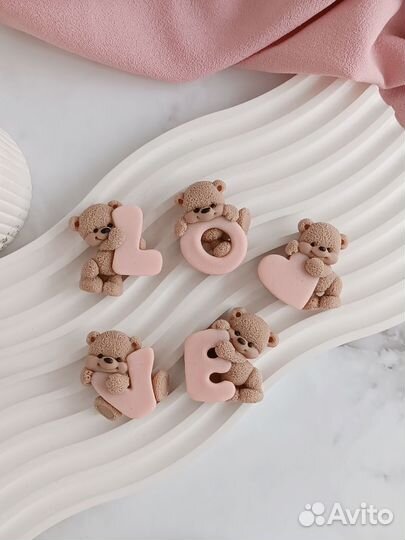 Наборы из шоколада Мишки Love. Люблю. Шоколадные