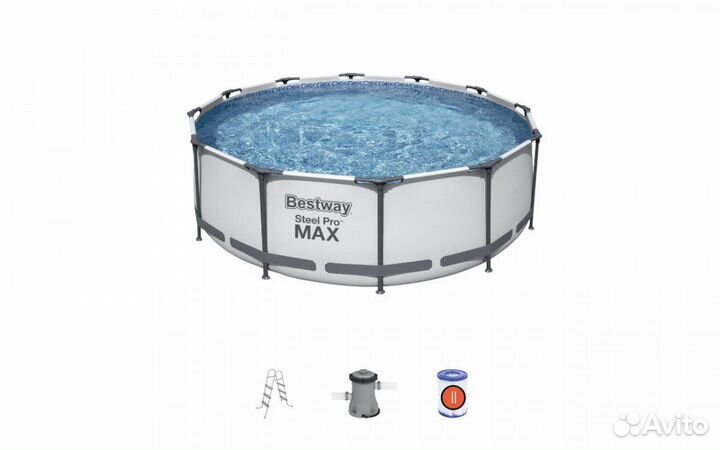 Бассейн bestway 56418 366x100 см с набором