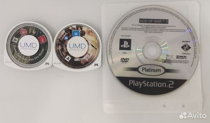 Лицензионные диски на psp/ps2/xbox 360