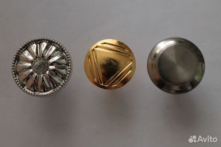 Ручка-кнопка мебельная