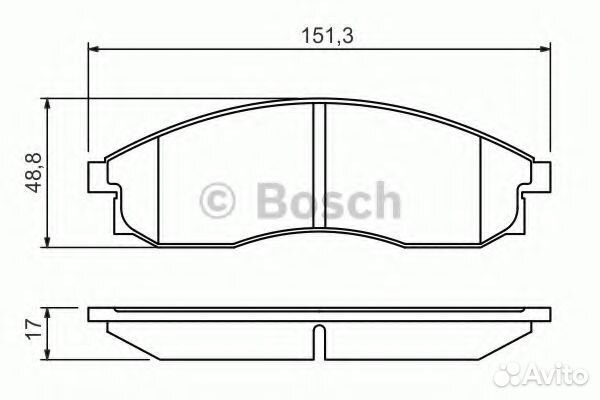 Колодки тормозные дисковые