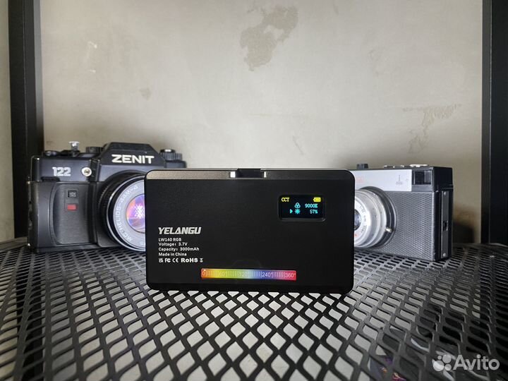 Видео свет панель 140 RGB LED накамерный свет