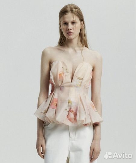 Топ корсет lime