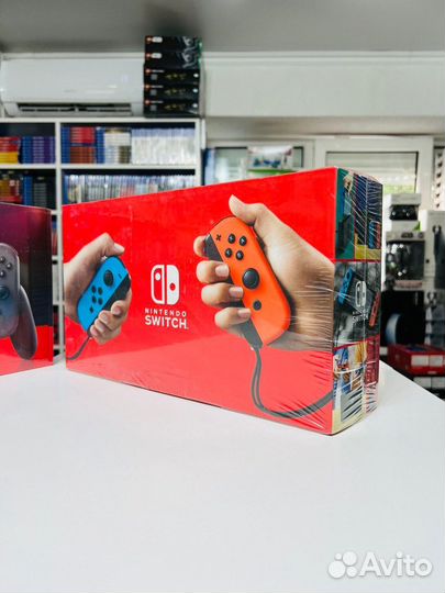 Nintendo Switch Neon Red/Neon Blue Гарантия 2 Года