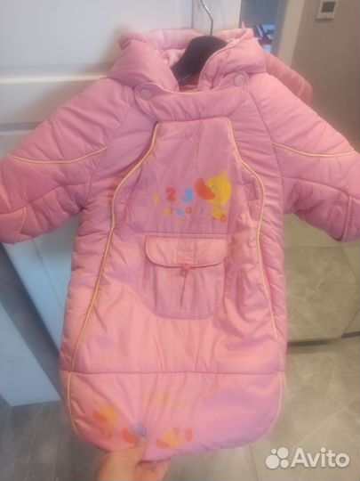 Конверт на выписку для девочки демисезонный