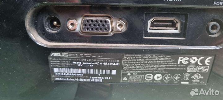 Монитор для компьютера asus