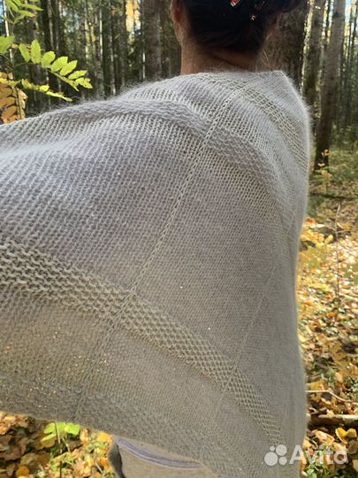 Шаль пух норки