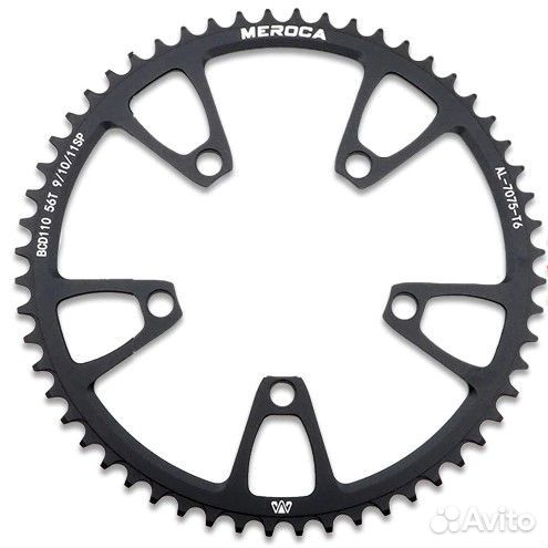 Звезда Narrow-Wide 110BCD 56 зубьев черный