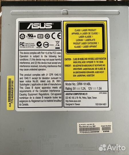 Dvd rw привод Asus