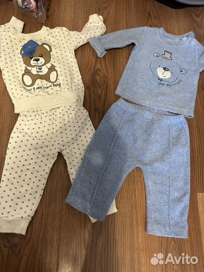 Вещи пакетом на мальчика 6-9 месяцев