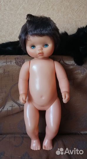 Кукла гдр времен СССР большая