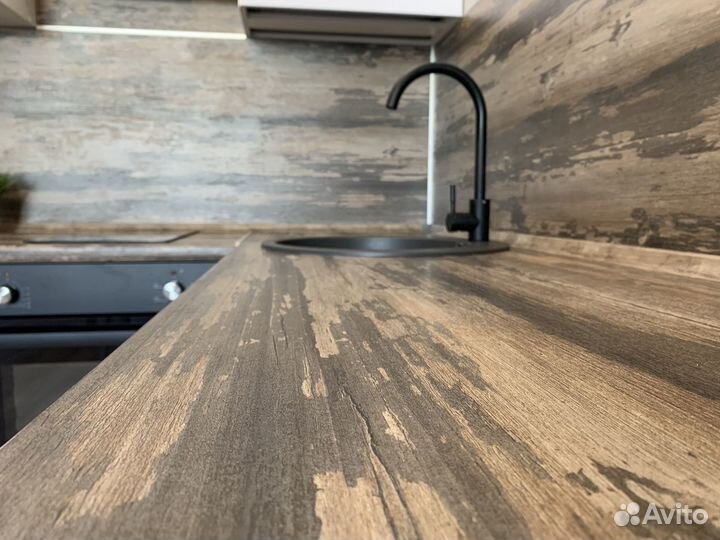 Кухня в студию с барной стойкой ксп:20079