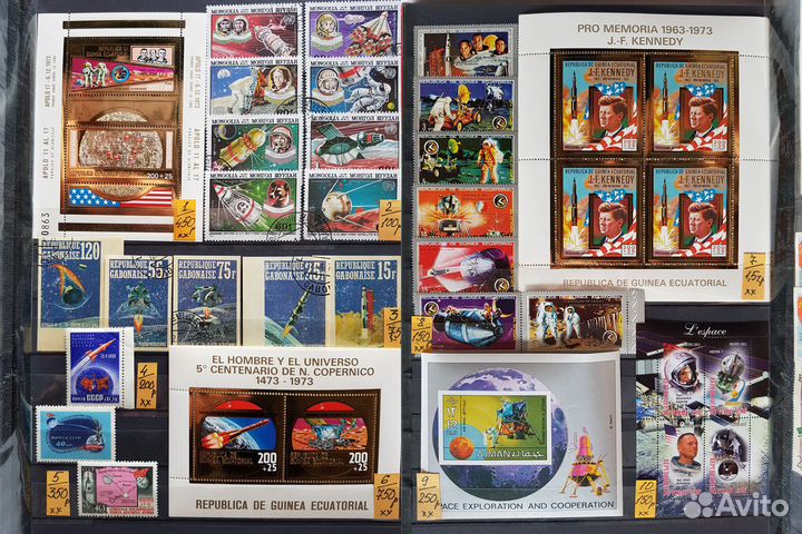 Марки. Космос