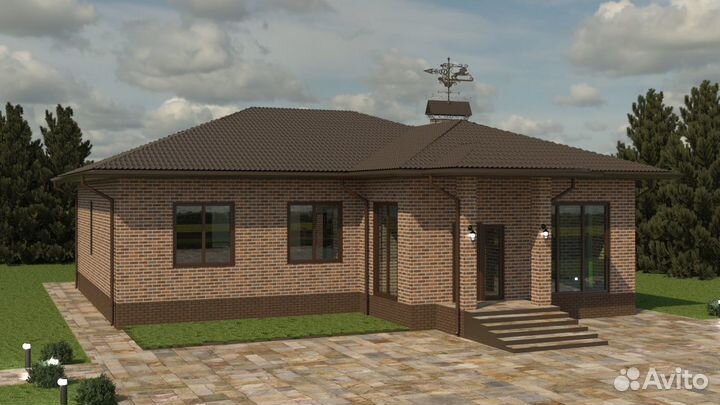 Проекты домов для ипотеки и строительства - 162 м2