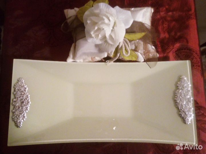 Блюдо- поднос с серебром. Италия