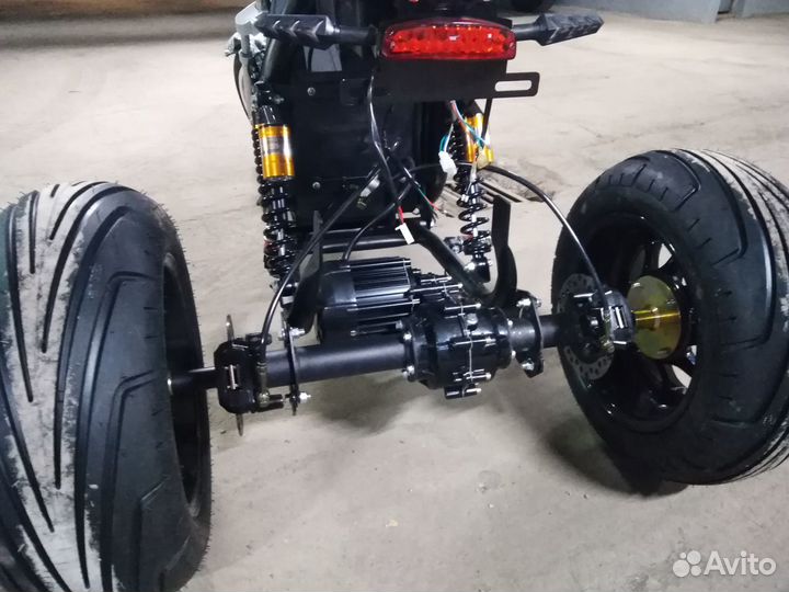 Электробайк трицикл citycoco Trike PRO 12