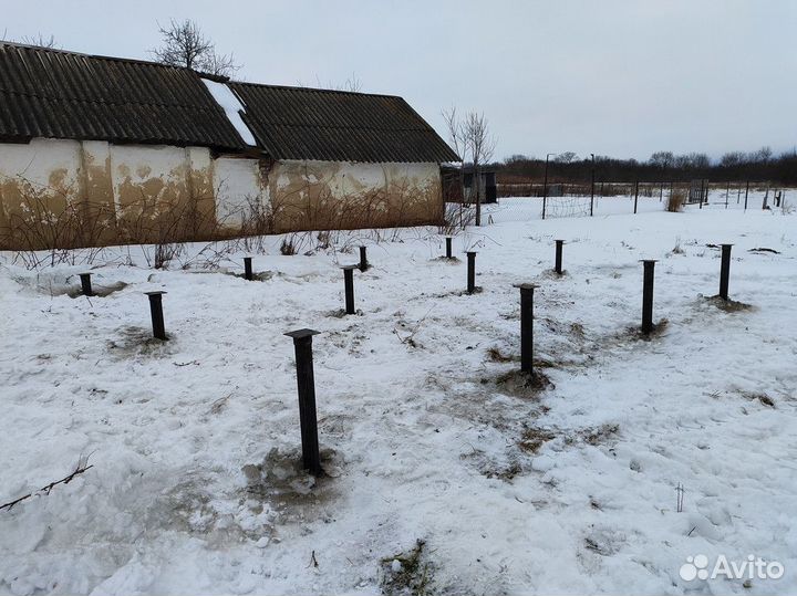 Винтовые сваи / Быстрый монтаж винтовых свай