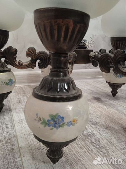 Люстра потолочная бу